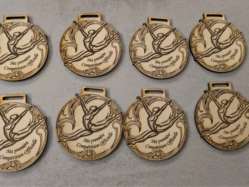 Médaille Gymnastique "Première Compétition"