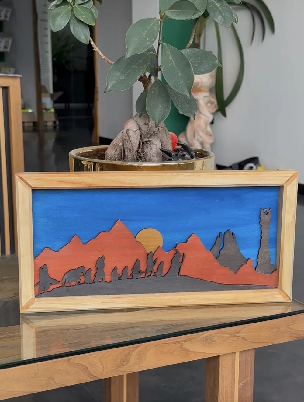 The Fellowship's Journey - Multi-Layer Silhouette - Free 3D Print Model ...