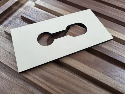 Quick Connect/Countertop Connector- Laser Template