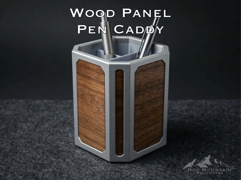 Pen Caddy Wood Panels