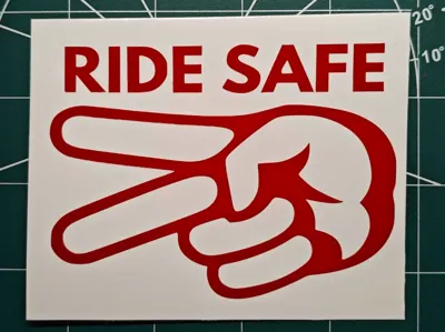 Sticker Ride Safe