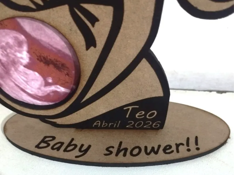 Centro de mesa Baby shower