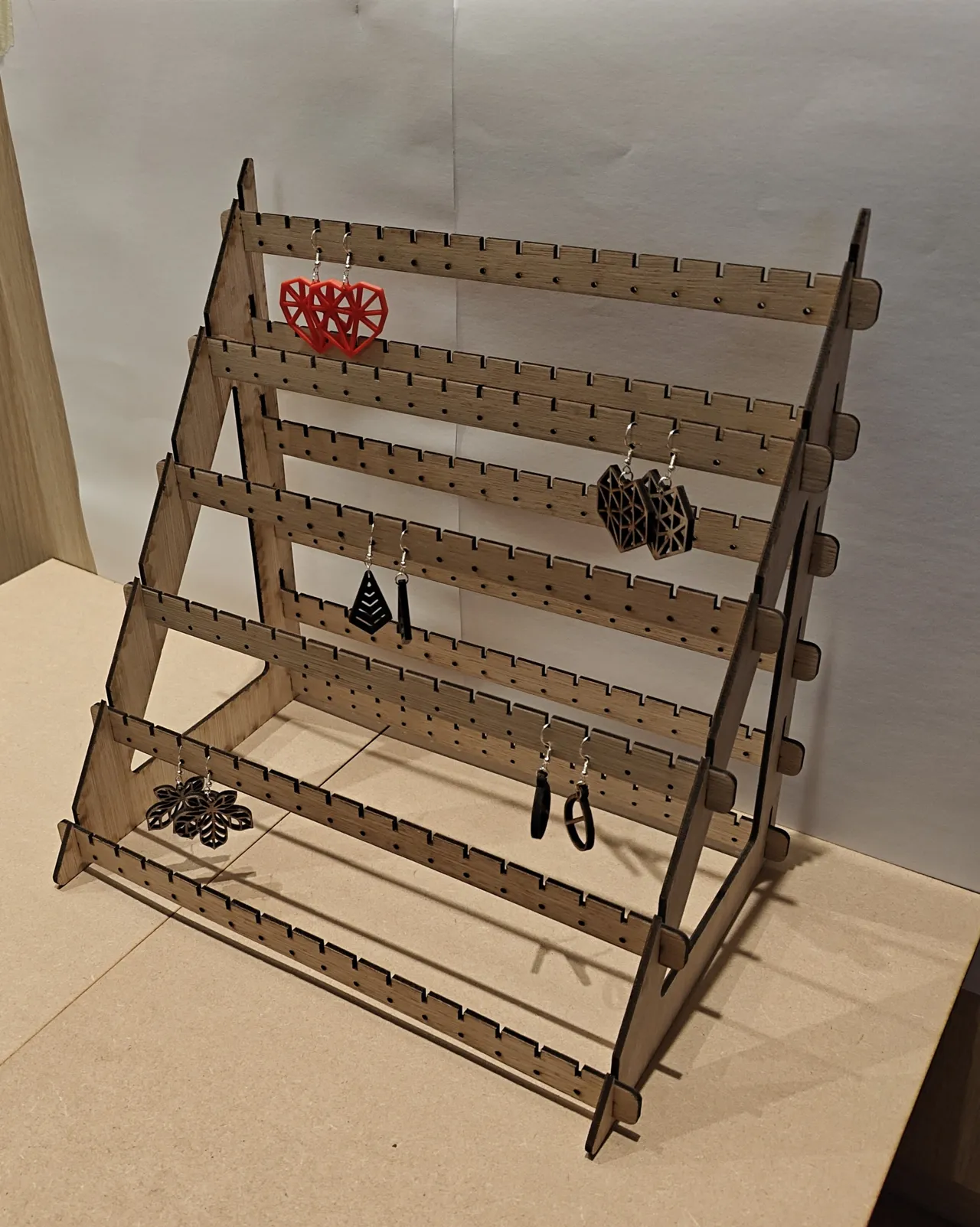 Minimalist Earring Stand Modular Jewelry Organizer view 3
