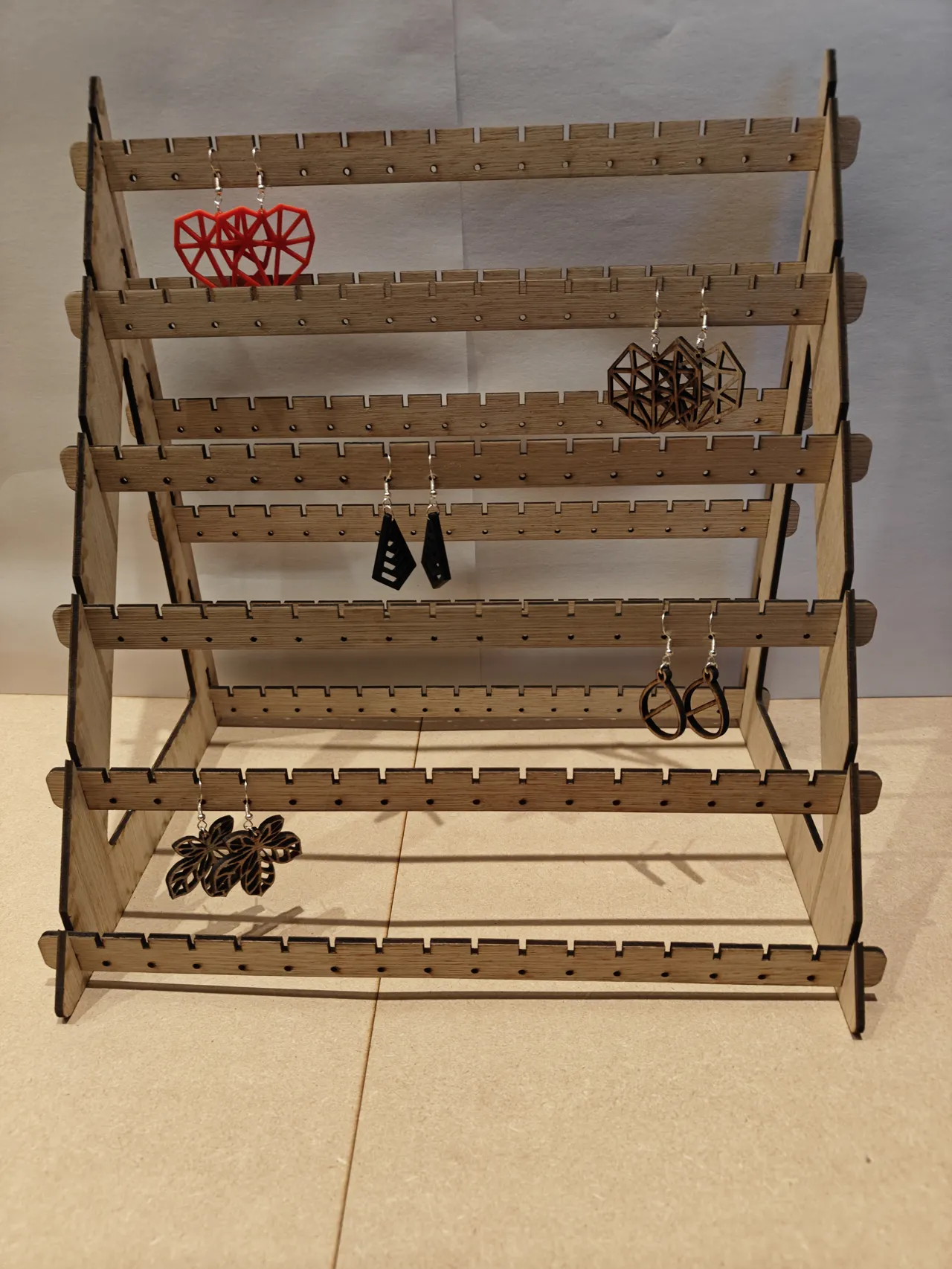 Minimalist Earring Stand Modular Jewelry Organizer view 2