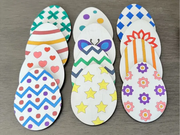 Easter Eggs for Kids Coloring Activities