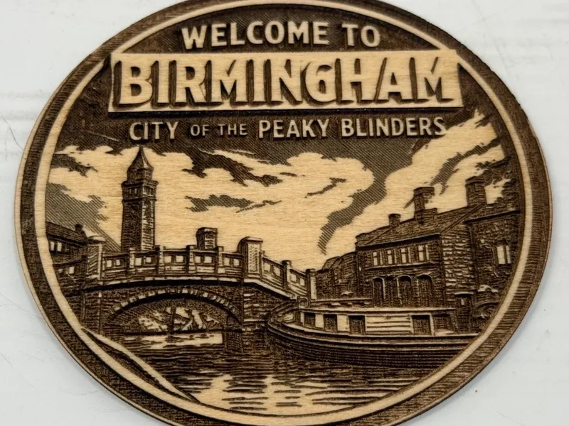 3D Laser Welcome to Birmingham – Peaky Blinders 