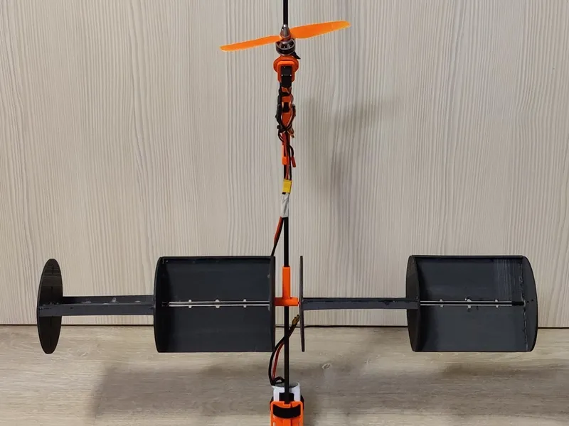 V2 - experimental magnus effect rc plane