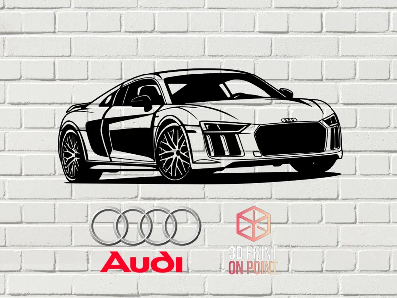 AUDI R8 2017 - 2D WALL ART✄