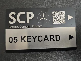 SCP Black 05 keycard
