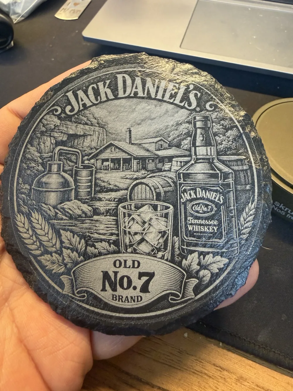 Sottobicchiere Jack Daniels - Modello di stampa 3D gratuito - MakerWorld