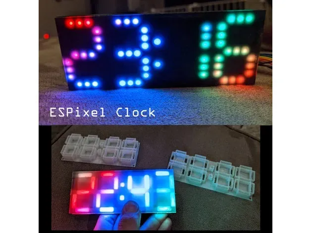 ESPixelClock LED Diffuser