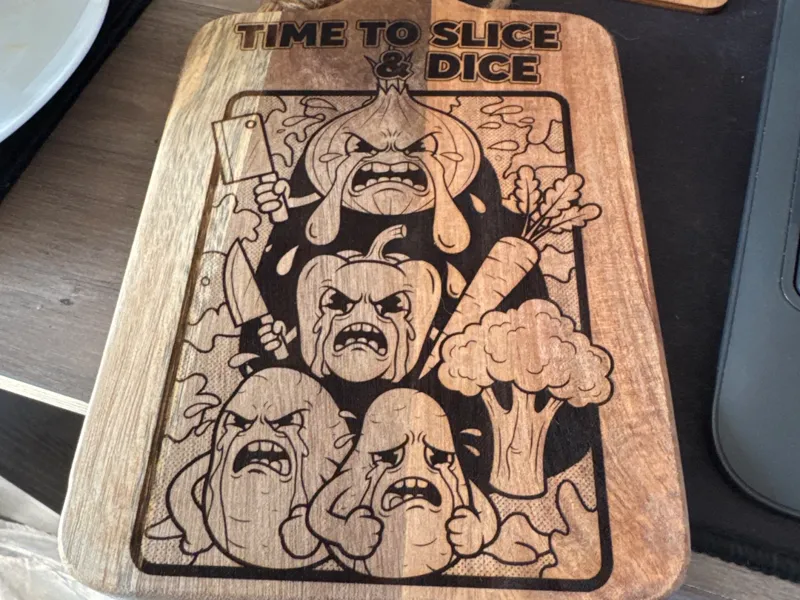 Time to slice and dice cutting / chopping board