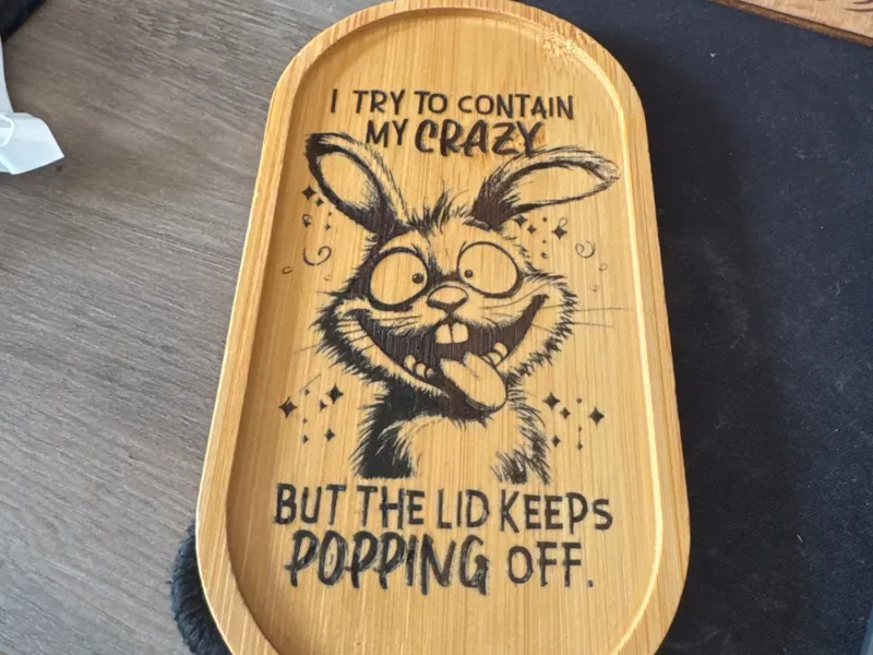 Try to contain my crazy but lid keeps popping off