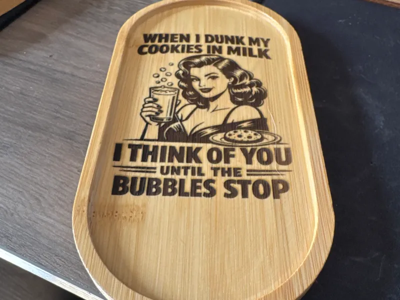 When I dunk cookies in I think of you Dish / Tray