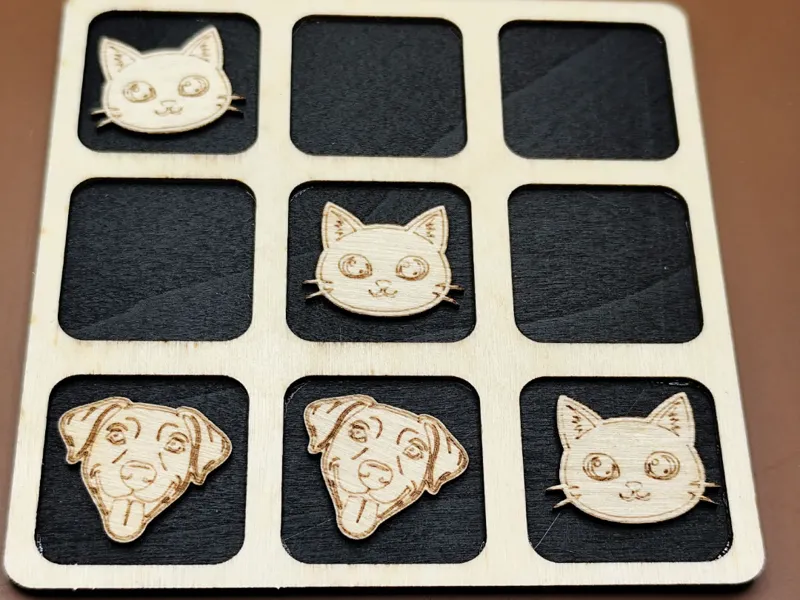 Tic Tac Toe Cat VS Dog Variant
