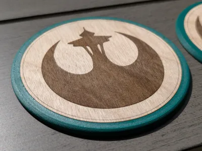 100mm Coaster - Seattle Rebel Alliance