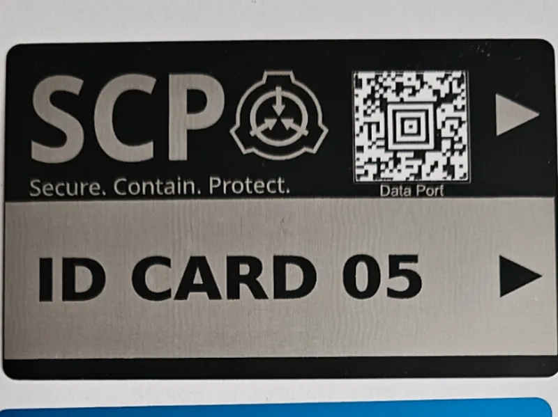 SCP ID Cards, customizable, cosplay ready