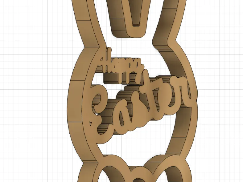 Easter Bunny Cake Topper – Laser Cut