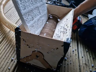 Styrofoam shredder for insulation 