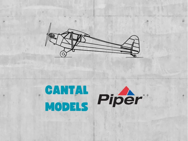 ✐ PIPER J-3 CUB #3 | 2D WALL ART