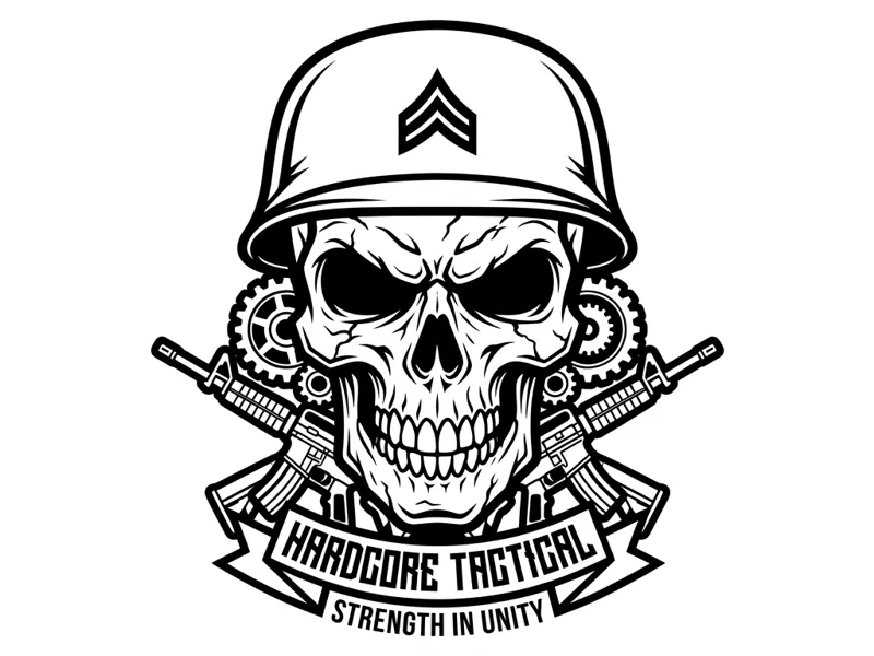 Hardcore Tactical Skull – Military