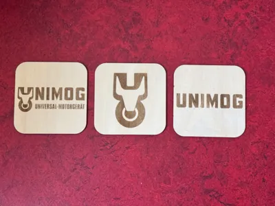 Unimog Logo Coaster