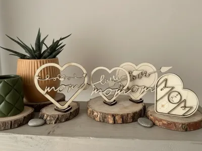 Ultim Mother's Day  Bundle Love Mom Heart Design