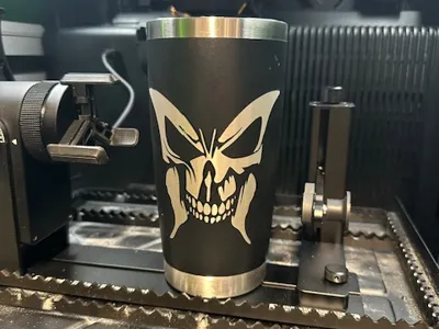 Butterfly Skull - Tumbler