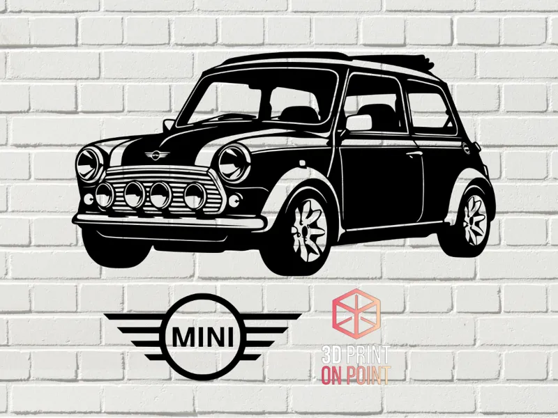 Mini 1.3 MPI Cooper Sport Works - 2D WALL ART✄