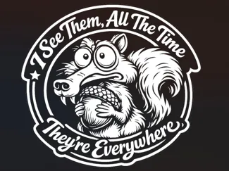 Squirrelbrainer - Heat transfer Vinyl