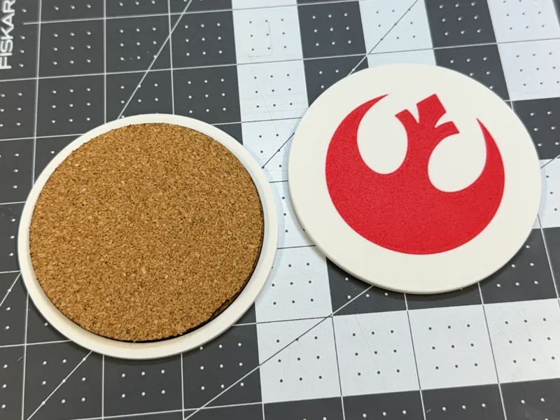 Cork Backer for Rebel Alliance Coaster Set