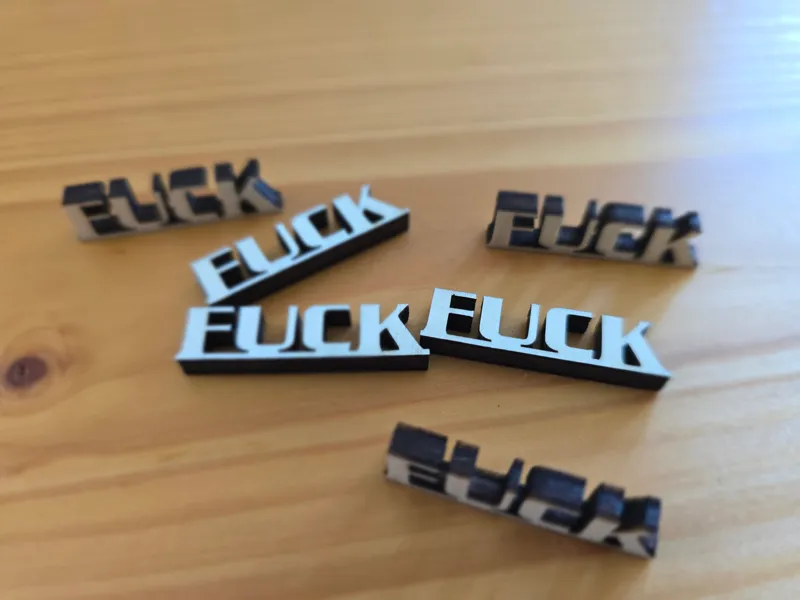 Streudeko Feier Geburtstag NSFW FUCK Dekoration