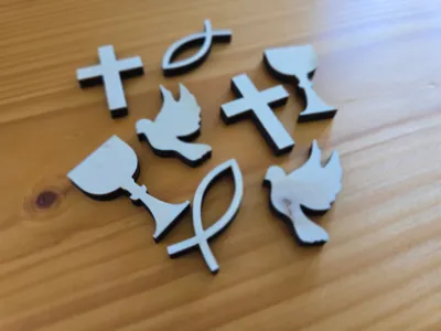First Communion Scatter Decorations