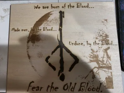Bloodborne Hunters Mark Poster