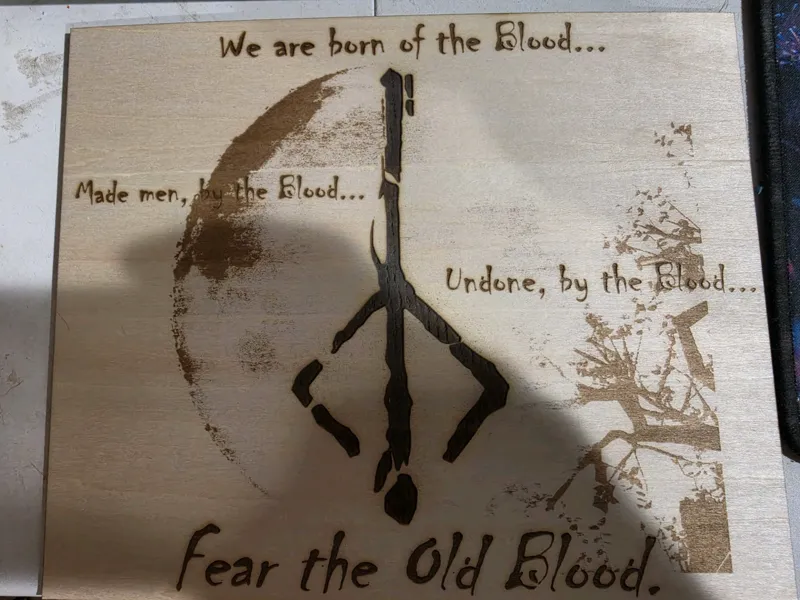 Bloodborne Hunters Mark Poster
