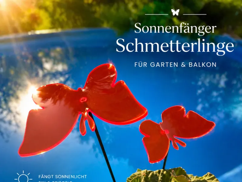 Sonnenfänger Schmetterlinge Acryl - Outdoor