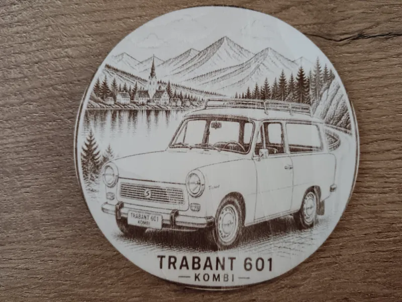 Trabant 601 kombi - coaster