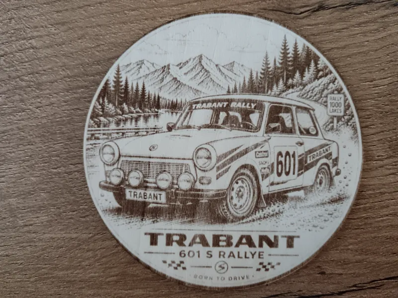 Trabant 601 S Rally - coaster