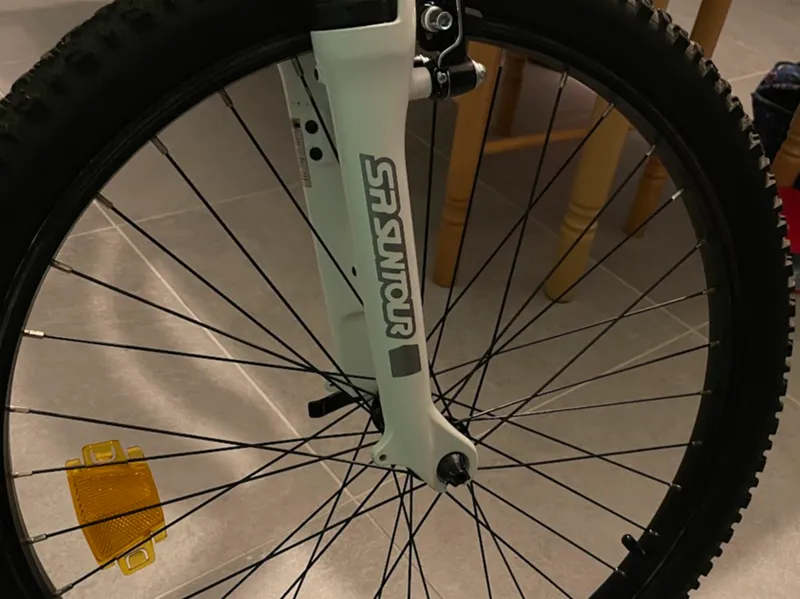 Autocollant vinyle – Fourche vélo SR SUNTOUR