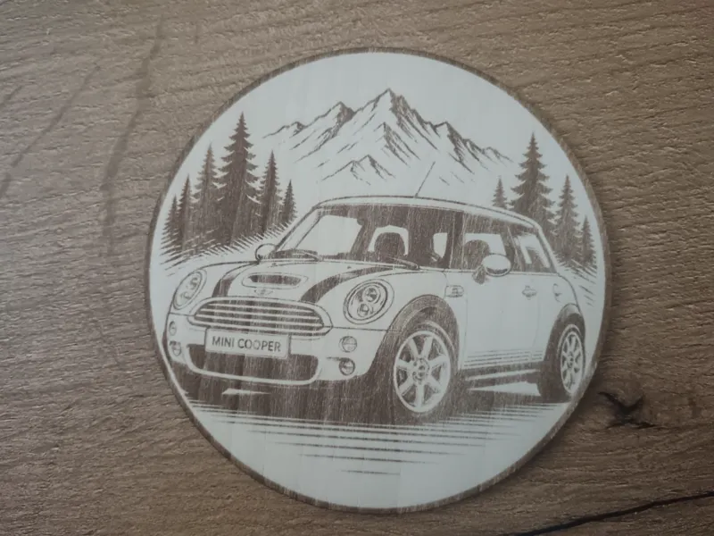 Mini Cooper R50 - coaster 