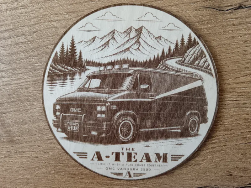 A Team - GMC Vandura 2500 - coaster