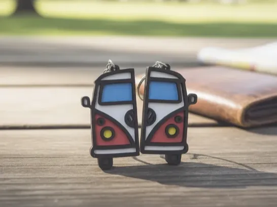 Llavero de furgoneta VW VolksWagen Bulli T1 pareja