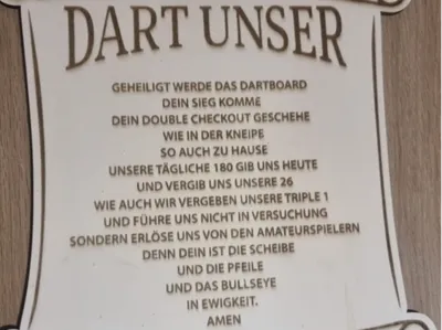 Dart Unser Das Gebet