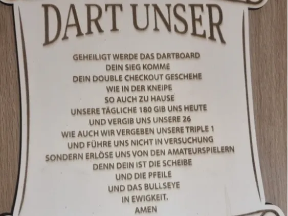 Dart Unser Das Gebet