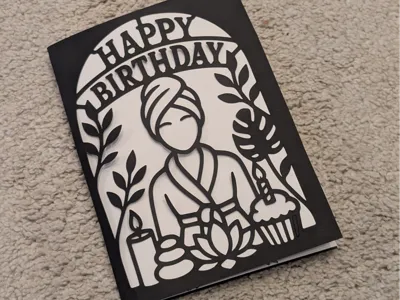 Happy Birthday Welness Card