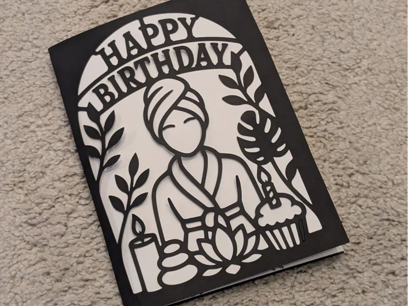 Happy Birthday Welness Card
