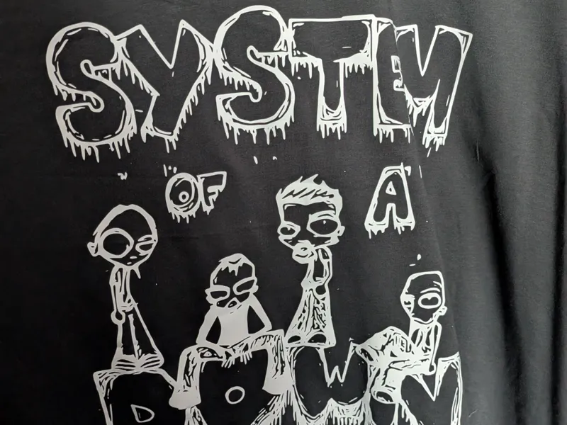 system of a down t-shirt