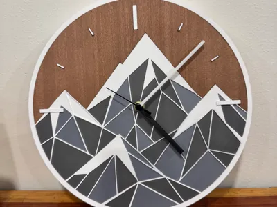 Clock - Mountains