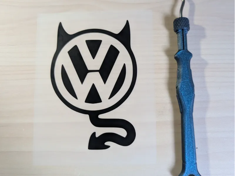 Sticker VW Teufel