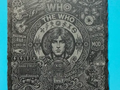 The Who Slate Coaster